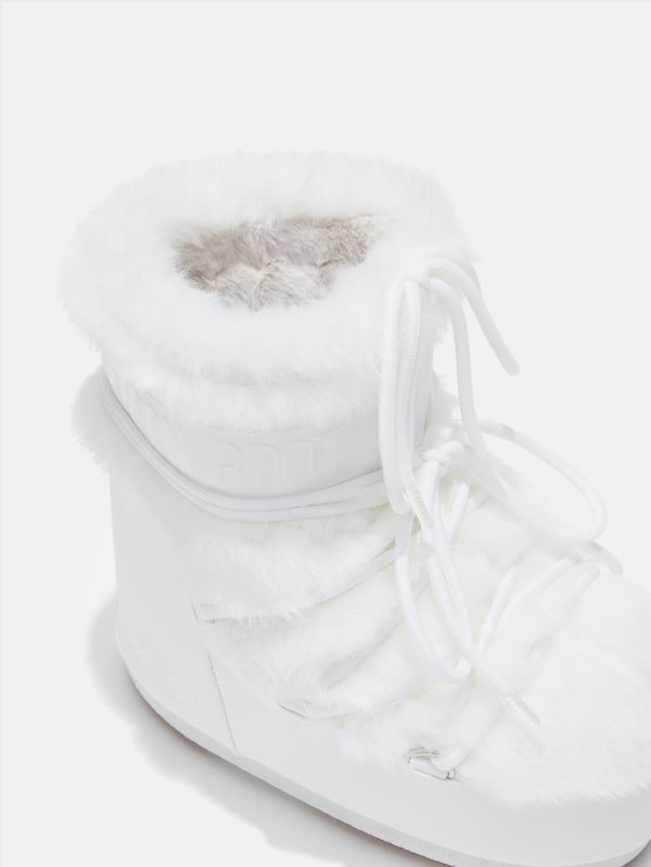 Мунбути Tecnica Icon low faux fur white