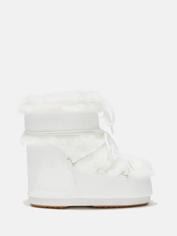 Мунбути Tecnica Icon low faux fur white