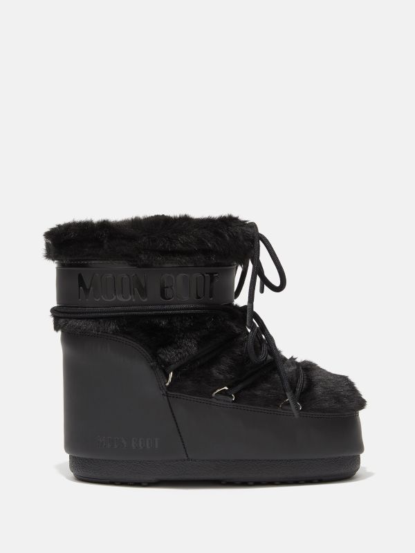 Мунбути Tecnica Icon low faux fur black