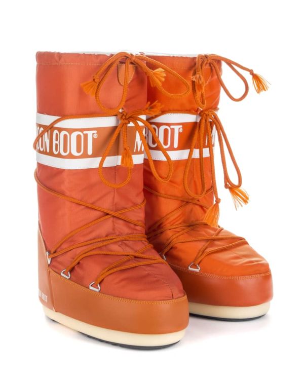 Детские мунбуты Tecnica Moon Boot Nylon junior orange